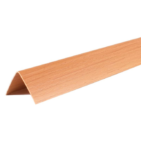 Уголок пластиковый 20х20 мм 2,7 м Вишня  темная